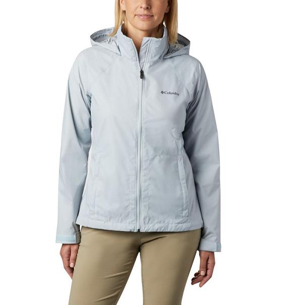 Columbia Switchback III Rain Jacket Blue For Women's NZ73096 New Zealand